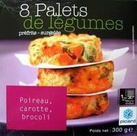 8 Palets de légumes préfrits