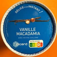 Crème glacée Vanille Macadamia