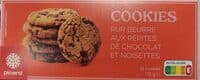 Cookies aux pépites de chocolat et noisettes - Pur beurre