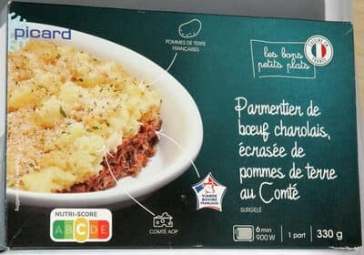Parmentier de boeuf Charolais