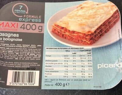 Lasagnes à la Bolognaise