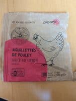 Aiguillettes de poulet Sauce au citron