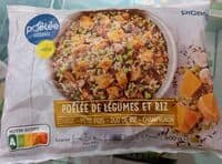 Poêles légumes et riz