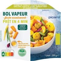 Bol vapeur assaisonné au miel,l'huile d'olive 1,3%