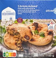 2 Arayes au bœuf