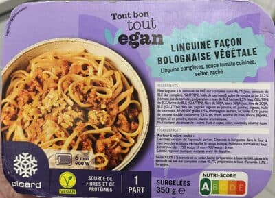 Linguine Façon Bolognaise Végétale