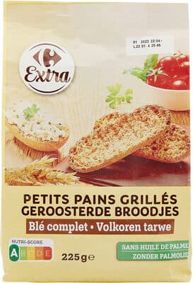 Petits pains grilles