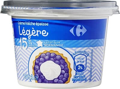Crème fraîche épaisse légère