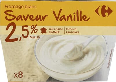 Fromage blanc Saveur Vanille