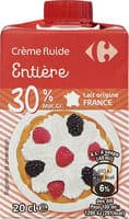 Crème entière fluide