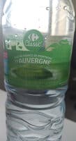 Eau de source de montagne d'auvergne