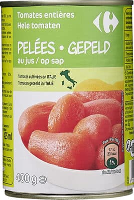 Tomates pelées au jus