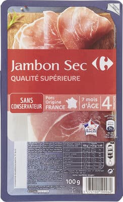Jambon sec 7 mois d'âge