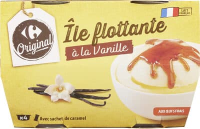 Île flottante à la Vanille