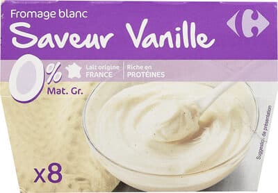 Fromage blanc Saveur Vanille