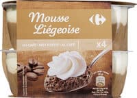 Mousse de café y nata