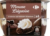 Mousse Liégeoise CHOCOLAT