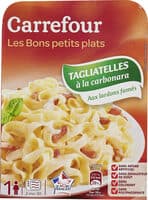 Tagliatelles à la Carbonara Aux lardons fumés
