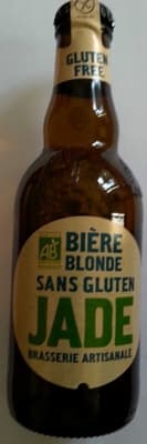 Biere blonde sans gluten JADE