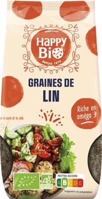 Graines de lin brun