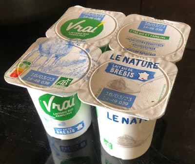 Yaourt Nature Brebis