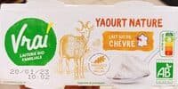 YAOURT CHEVRE BIO