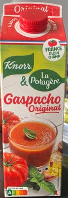 Gaspacho original - Soupe de tomate et légumes, basilic et menthe