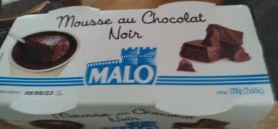 Mousse au chocolat noir