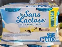 Yaourt sans lactose vanille