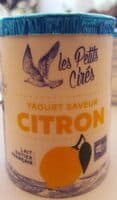 Yaourt saveur citron