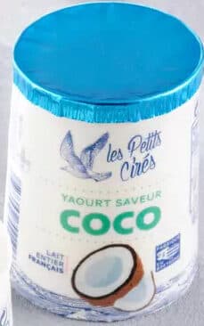 Yaourt saveur coco