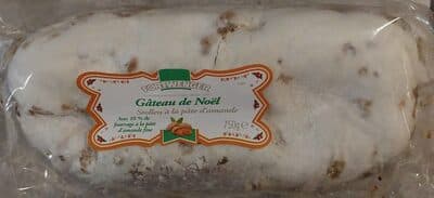 Stollen à la pâte d'amande - gâteau de Noël