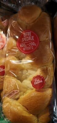 Brioche tressee pur beurre