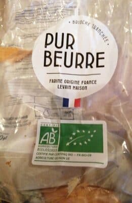 Brioche tranchée bio