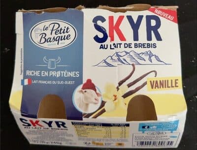 Skyr au lait de brebis vanille