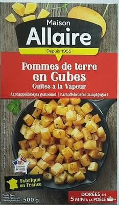 Pommes de terre en cubes