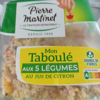 Taboulé aux 5 légumes