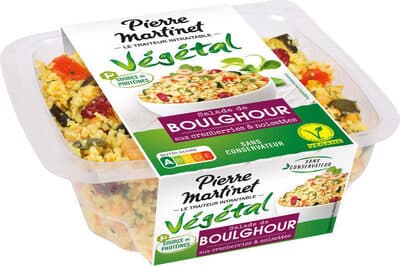 Salade de boulghour aux cranberries noisettes