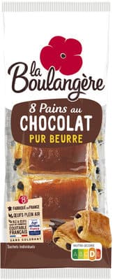 8 Pains au chocolat pur beurre 400g
