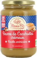 Beurre de cacahuète crémeux bio