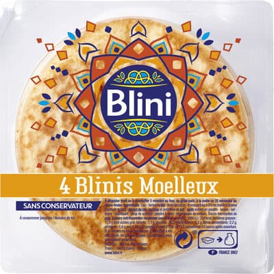 4 Blinis moelleux x 50g