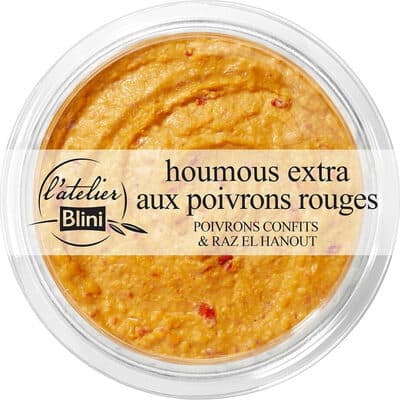 Houmous aux poivrons