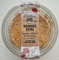 Houmous extra aux tomates sechees