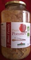 Purée de pommes sans sucres ajoutés