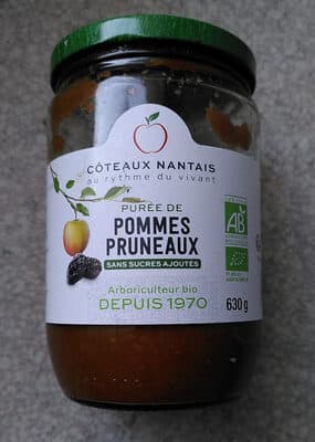 Purée de pommes pruneaux sans sucres ajoutés