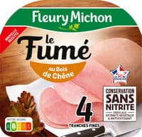 Jambon de porc fumé Sans Nitrite