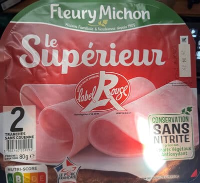 jambon supérieur label rouge