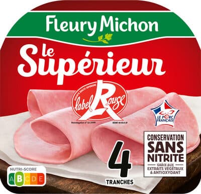 Jambon de porc Label Rouge Sans Nitrite