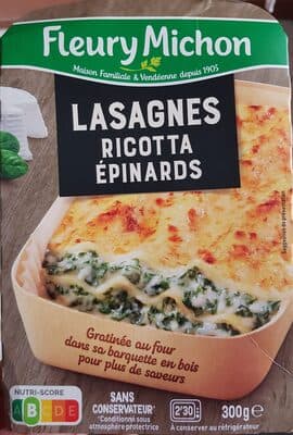 Lasagnes ricotta épinards