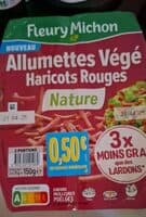 Allumettes Végé Haricots Rouges Natures